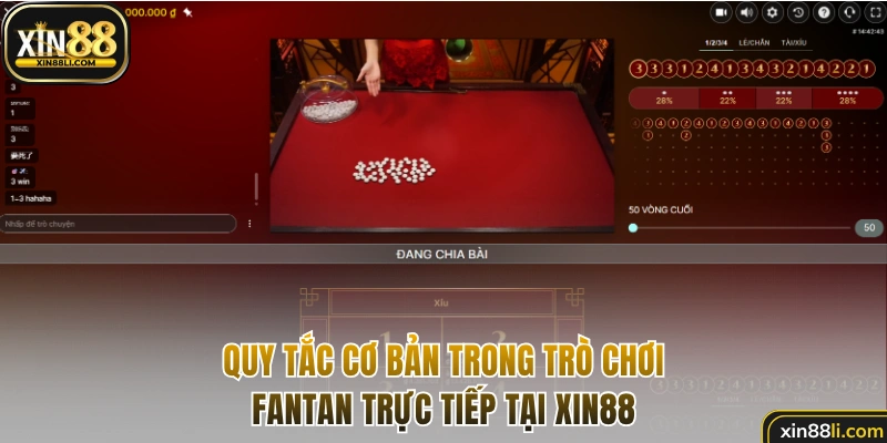 Quy tắc cơ bản trong trò chơi Fantan