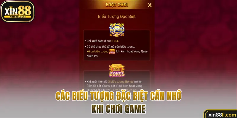 Các biểu tượng đặc biệt cần nhớ khi chơi game